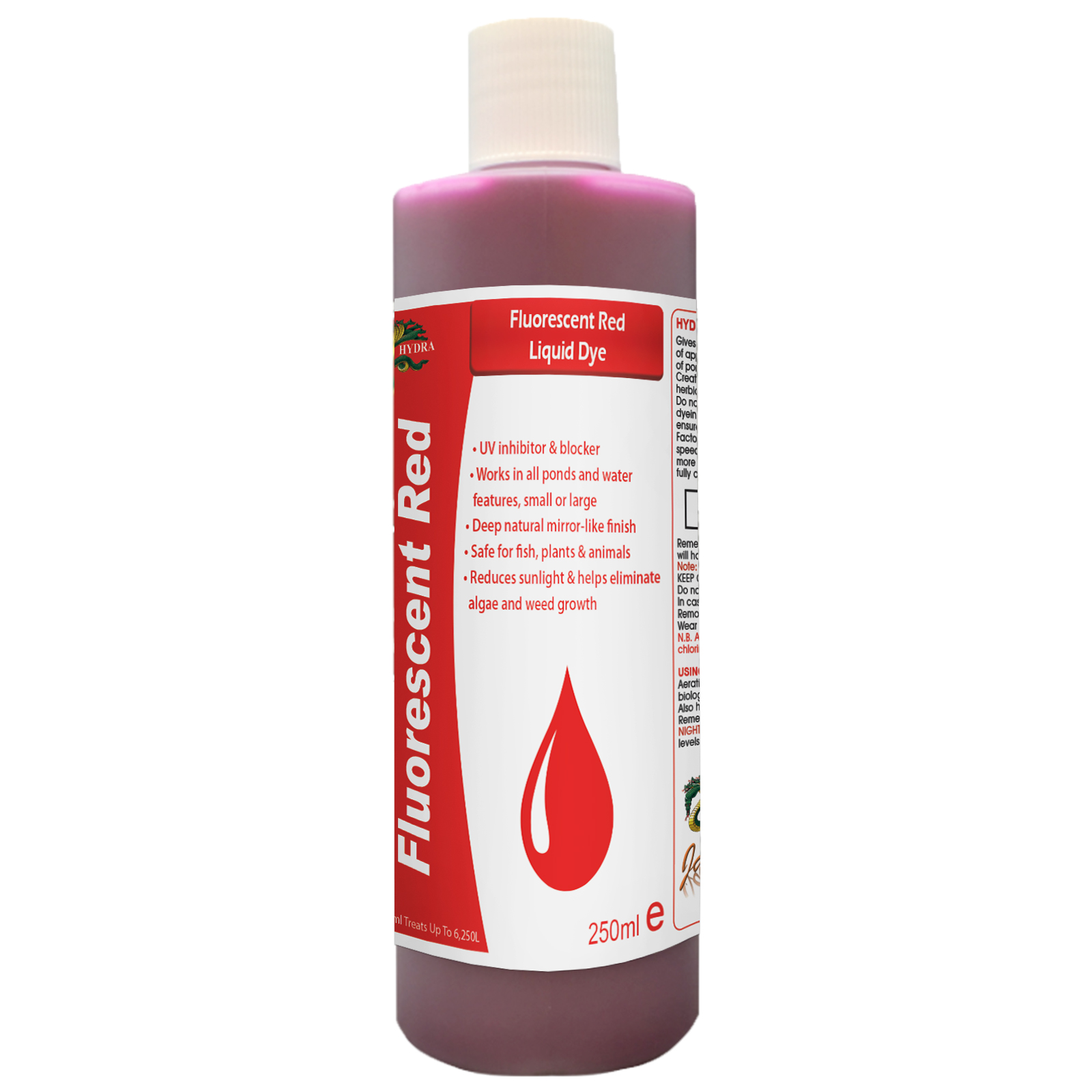 Fluorescent Red Dye for Ponds | Fluorescent Red Liquid Dye